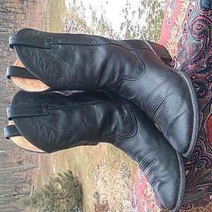 🐎 Western EQUESTRIAN ARIAT BLACK COWGIRL BOOTS  VNUC 👢